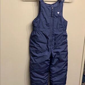 Kids Navy Snow Bib